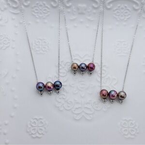 X208 S925 Freshwater Baroque  Pearl Necklace